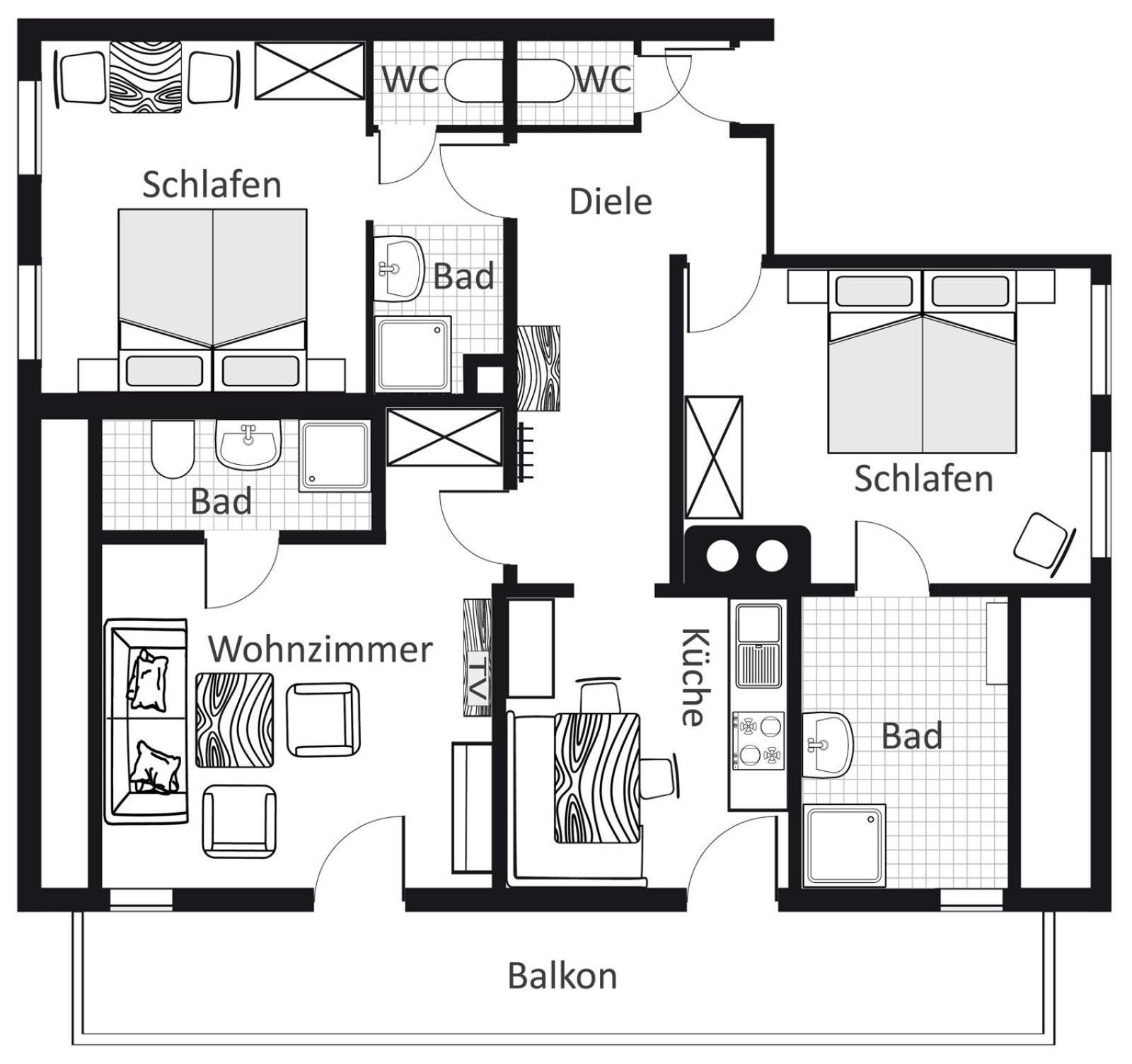 Gschwenderhaus Ferienwohnungen Оберстдорф Стая снимка